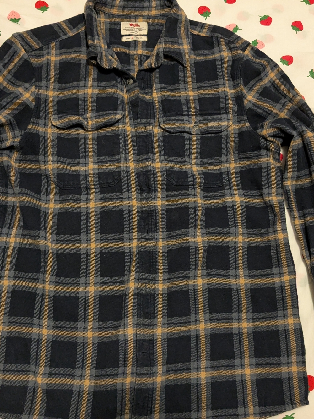 Fjallraven Ovik Heavy Flannel Shirt Mens Size Large